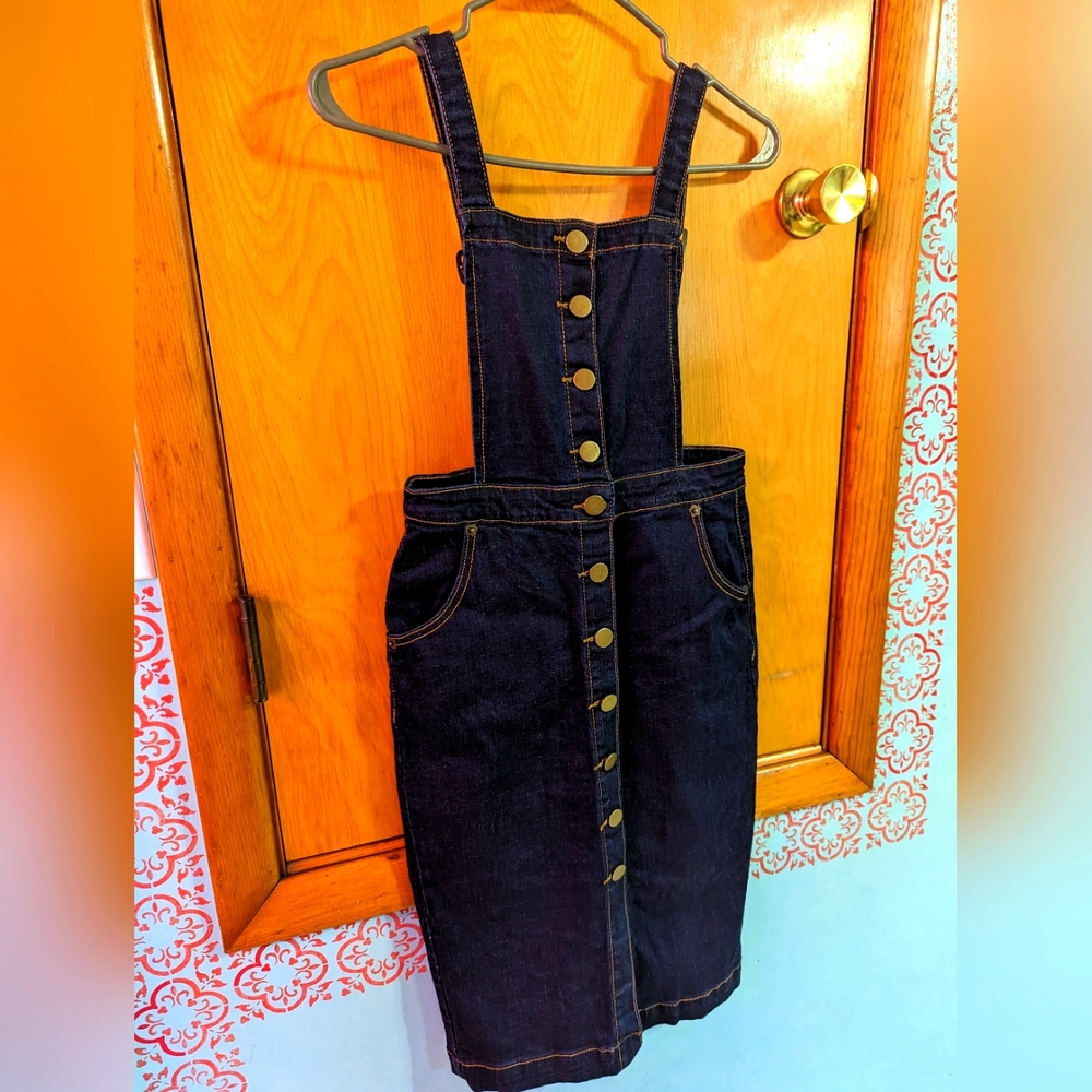 Modcloth overall wiggle skirt